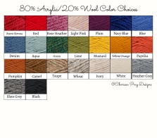 Lion Brand Wool-Ease Chart