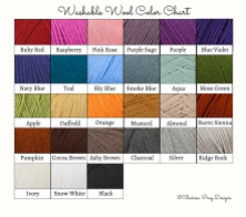Washable Wool Color Chart